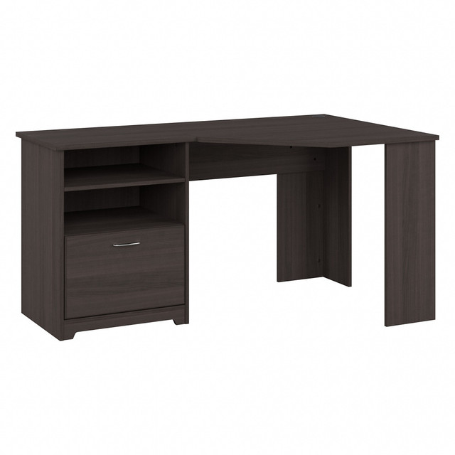 BUSH INDUSTRIES INC. Bush WC31715-03  Business Furniture Cabot 60inW Corner Desk, Heather Gray, Standard Delivery