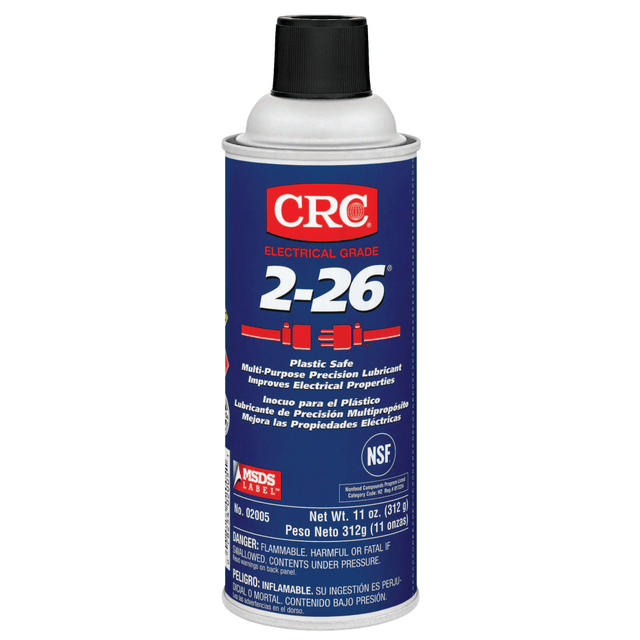 CRC INDUSTRIES, INC. 02005 CRC 2-26 Multi-Purpose Precision Lubricants, 16 Oz Aerosol Can, Pack Of 12 Cans
