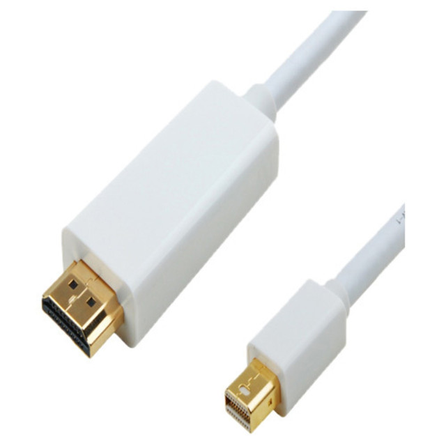4XEM 4XMDPHDMI10 10 FT Mini DisplayPort Male To HDMI Cable - 10 ft HDMI/Mini DisplayPort A/V Cable for Audio/Video Device, Monitor, Projector, MacBook, MacBook Air, MacBook Pro, Mac mini, iMac, Mac Pro, TV 4XEM 4XMDPHDMI10 10 FT Mini DisplayPort Male To HDMI Cable - 10 ft HDMI/Mini DisplayPort A/V Cable for Audio/Video Device, Monitor, Projector, MacBook, MacBook Air, MacBook Pro, Mac mini, iMac, Mac Pro, TV
