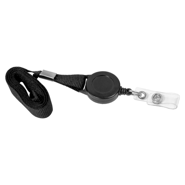 BAUMGARTENS 68979 SICURIX Lanyard Card Reel - 36in Length - Black - 12 / Pack BAUMGARTENS 68979 SICURIX Lanyard Card Reel - 36in Length - Black - 12 / Pack