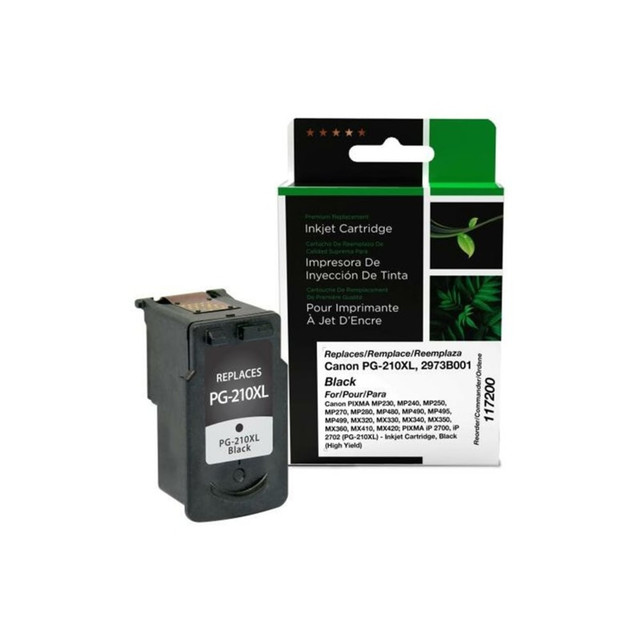 CLOVER TECHNOLOGIES GROUP, LLC West Point 117200  Remanufactured Black High-Yield Ink Cartridge Replacement For Canon PG-210XL