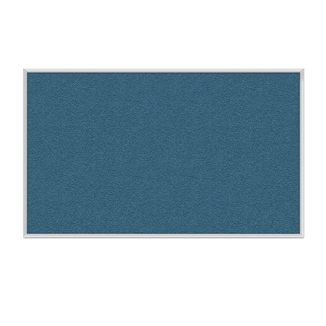 GHENT MANUFACTURING INC. 1623-191 Ghent Aluminum Frame Vinyl Bulletin Board, 24in x 24in, Ocean, Satin Frame