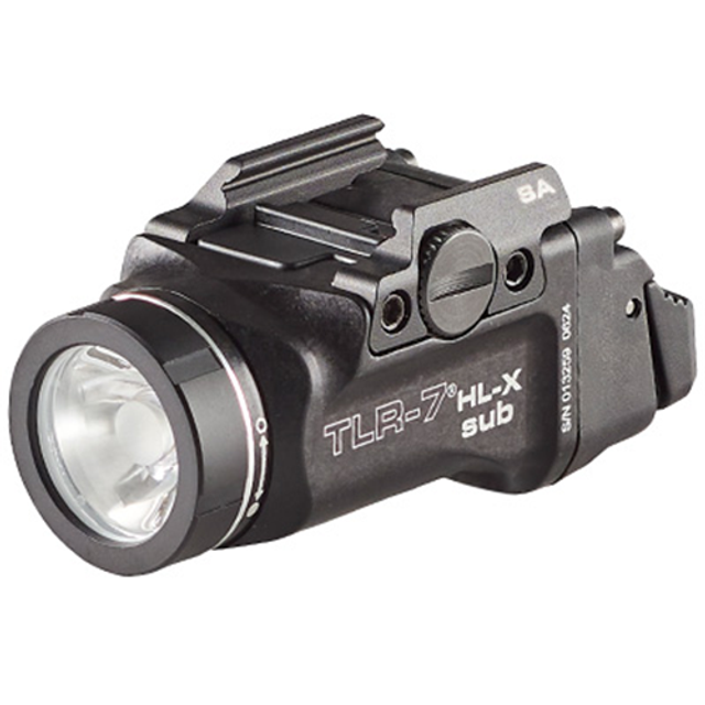 Streamlight 69505 TLR-7 HL-X sub USB (1913 short) - Includes mounting kit with keys, multi-tool, (1) SL-B9 Li-Ion rechargeable battery pack, and USB-C cord - Black Streamlight 69505 TLR-7 HL-X sub USB (1913 short) - Includes mounting kit with keys, multi-tool, (1) SL-B9 Li-Ion rechargeable battery pack, and USB-C cord - Black