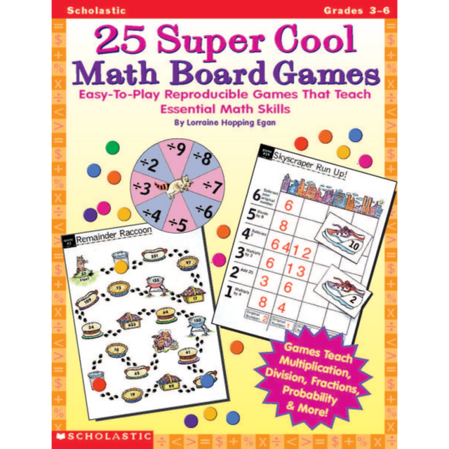 SCHOLASTIC INC Scholastic 9780590378727  Math Board Games