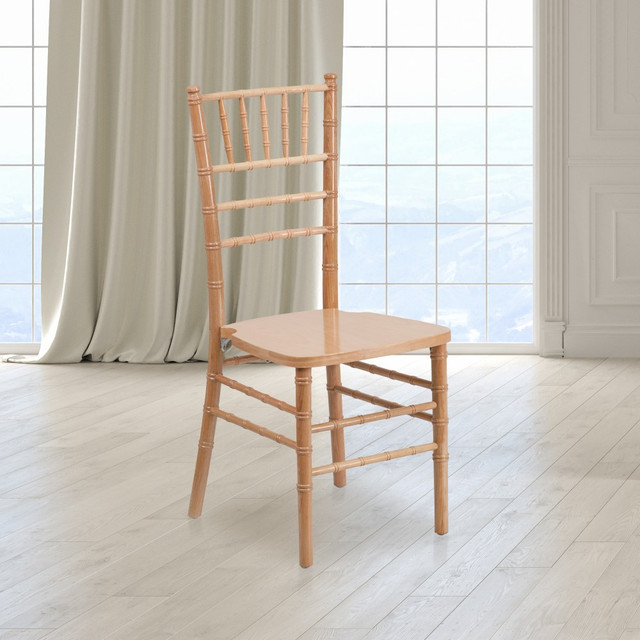 FLASH FURNITURE XSNATURAL  HERCULES Series Chiavari Chair, Natural