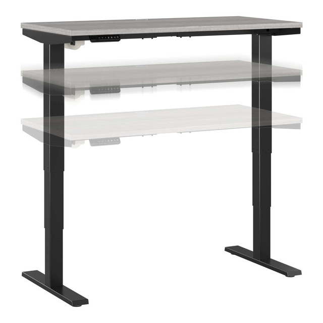 BUSH INDUSTRIES INC. M4S4824PGBK Bush Business Furniture Move 40 Series Electric 48inW x 24inD Electric Height-Adjustable Standing Desk, Platinum Gray/Black, Standard Delivery