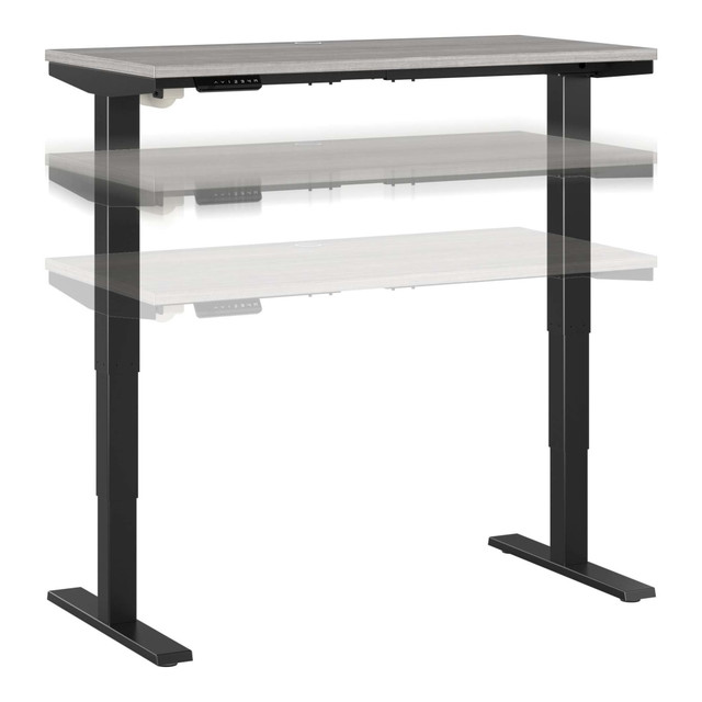 BUSH INDUSTRIES INC. Bush Business Furniture M4S4824PGBK  Move 40 Series Electric 48inW x 24inD Electric Height-Adjustable Standing Desk, Platinum Gray/Black, Standard Delivery