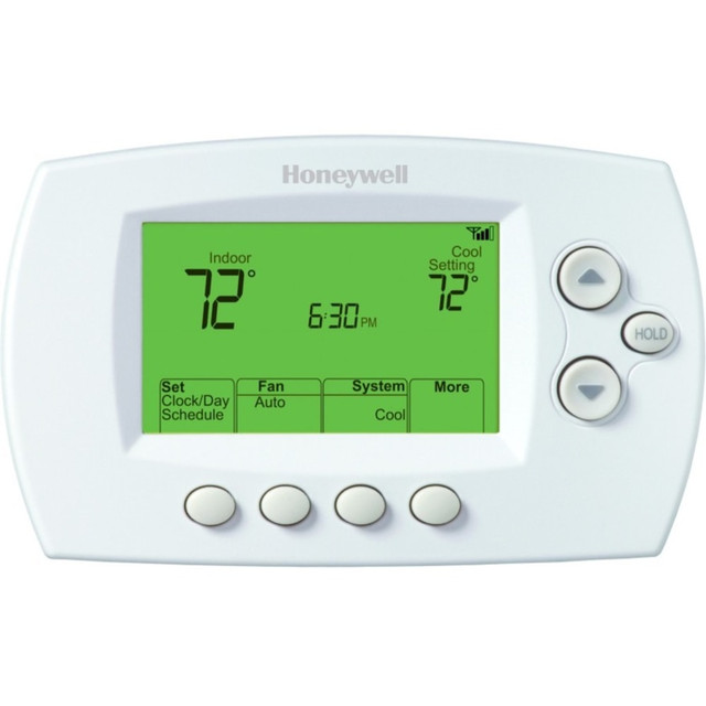 HONEYWELL RTH6580WF1001/W1  Wi-Fi 7-Day Programmable Touchscreen Thermostat, 3-1/2inH, White