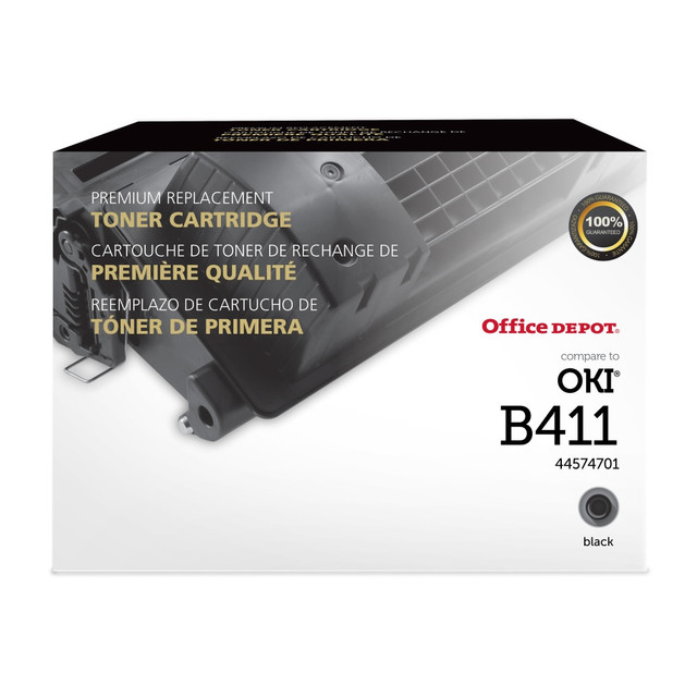 CLOVER TECHNOLOGIES GROUP, LLC 200720 Office Depot Remanufactured Black Toner Cartridge Replacement For OKI B411, ODB411