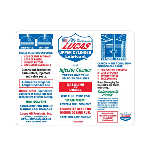 Lucas Oil 10090 Fuel Treatment/1x1/55 Gallon Drum