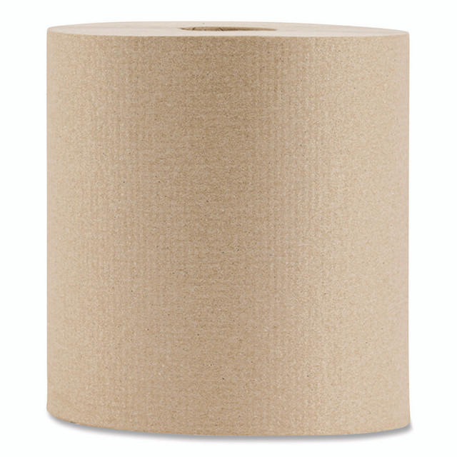 BASELINE 55583 Hardwound Towel, 1-Ply, Brown, 800 ft, 6 Rolls/Carton