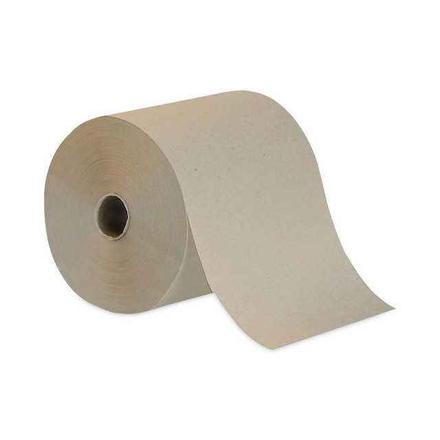 BASELINE 55583 Hardwound Towel, 1-Ply, Brown, 800 ft, 6 Rolls/Carton