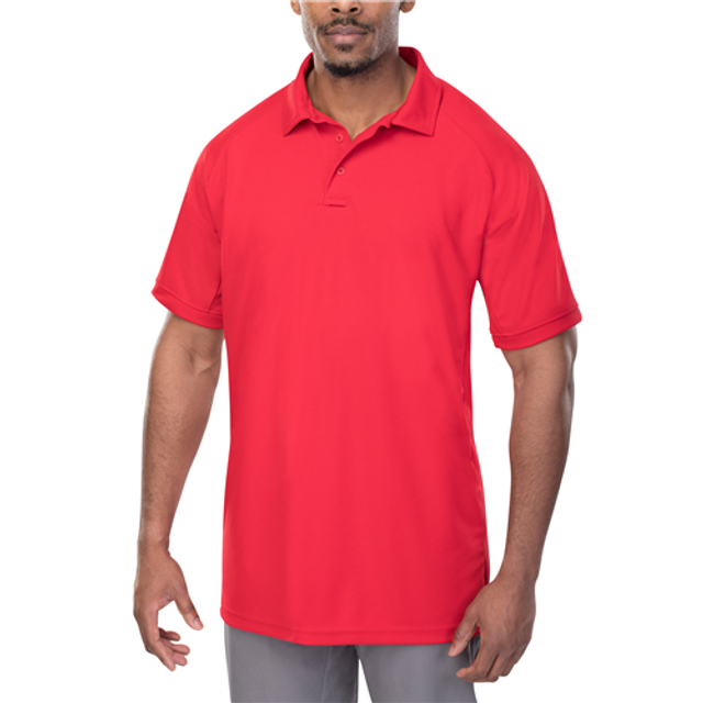 Vertx VTX4000PTRDLARGE Vertx Coldblack Men's Short Sleeve Polo