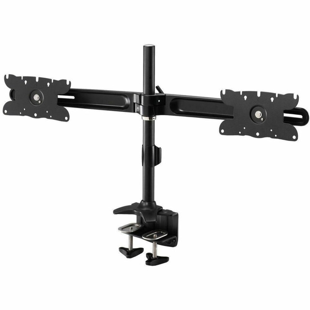 AMER NETWORKS AMR2C32 Amer AMR2C32 Clamp Mount for Monitor - Landscape/Portrait - TAA Compliant - Height Adjustable - 2 Display(s) Supported - 32in Screen Support - 27 lb Load Capacity - 75 x 75, 100 x 100, 200 x 200 - VESA Mount Compatible