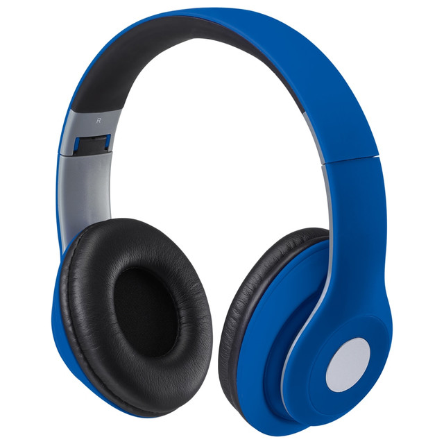 ILIVE IAHB48MBU  Bluetooth Wireless Over-The-Ear Headphones, Blue, IAHB48MBU