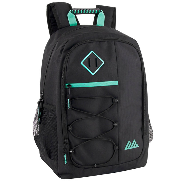 A.D. SUTTON & SONS/PACESETTER Summit Ridge 2044BLK  Bungee Backpack With 17in Laptop Pocket, Black