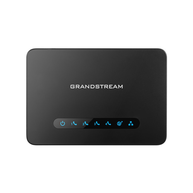 GRANDSTREAM GS-HT814  4-FXS Port 4-SIP Profile ATA Gateway, Black, GS-HT814