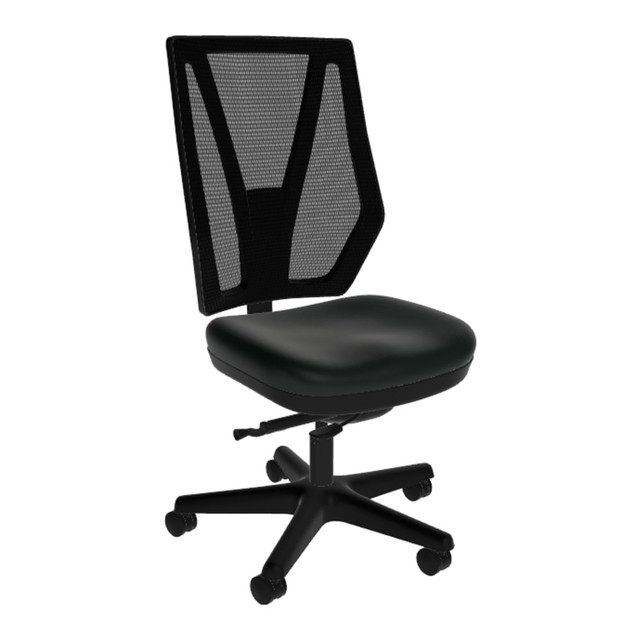 ANTHRO INTERNATIONAL, INC. DBA SITMATIC GM33SNPC/21501 Sitmatic GoodFit Mesh Synchron High-Back Chair, Black Polyurethane/Black ANTHRO INTERNATIONAL, INC. DBA SITMATIC GM33SNPC/21501 Sitmatic GoodFit Mesh Synchron High-Back Chair, Black Polyurethane/Black