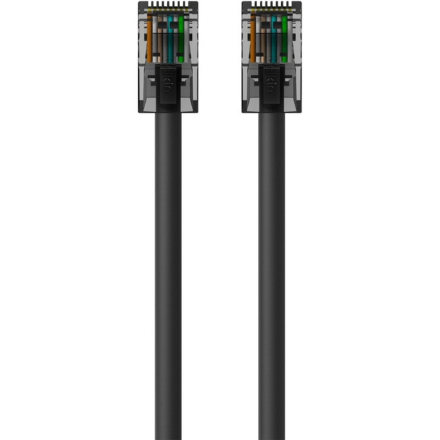 Ideal for use with 100-1000BASE-T networks  RJ45 plugs with 50-micron gold-plated connectors for clear signal  4 twisted pairs of stranded copper wires prevent crosstalk  CAT6 Ethernet patch cable for connecting to LANs or the Internet