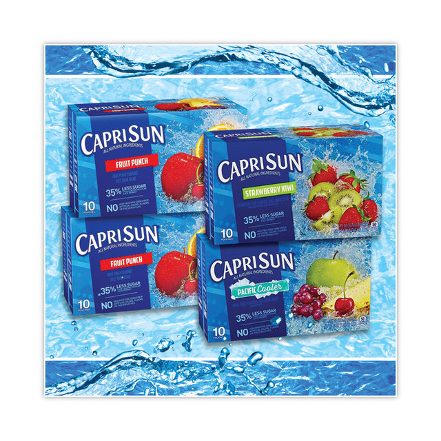 KRAFT FOODS, INC Capri Sun® 22000593 Fruit Juice Pouches Variety Pack, 6 oz, 40 Pouches/Carton