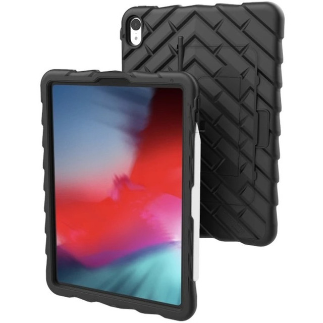 HARD CANDY CASES INC 03A001 Gumdrop Hideaway for iPad Pro 11-inch - For Apple iPad Pro Tablet - Black - Shock Absorbing, Scratch Resistant, Impact Resistant, Ding Resistant - Silicone, Polycarbonate