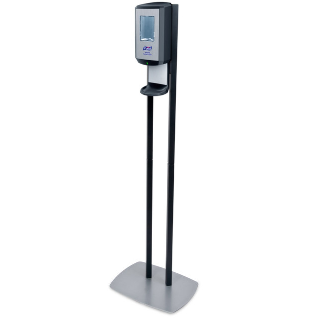 GOJO INDUSTRIES INC 7416-DS Purell CS6 Touch-Free Dispenser Floor Stand, For Hand Sanitizer, Graphite, 7416-DS GOJO INDUSTRIES INC 7416-DS Purell CS6 Touch-Free Dispenser Floor Stand, For Hand Sanitizer, Graphite, 7416-DS