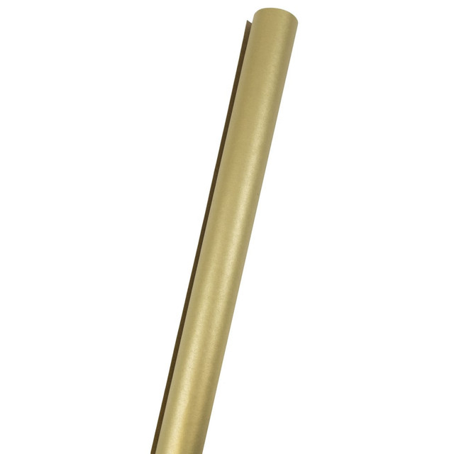 JAM PAPER AND ENVELOPE 165K25GOOD JAM Paper Wrapping Paper, Kraft, 25 Sq Ft, Gold JAM PAPER AND ENVELOPE 165K25GOOD JAM Paper Wrapping Paper, Kraft, 25 Sq Ft, Gold