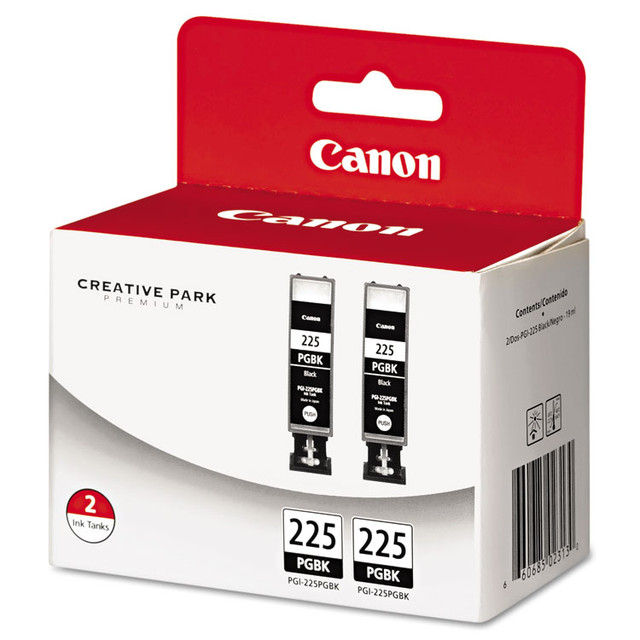 INNOVERA Canon® 4530B007 4530B007AA (PGI-225) Ink, Black, 2/Pack