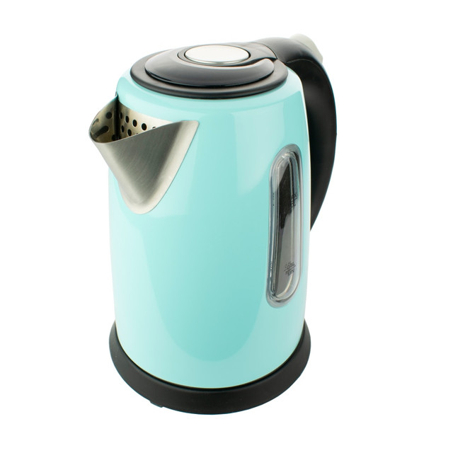 BRENTWOOD APPLIANCES, INC. 995114780M Brentwood 1-Liter Stainless Steel Electric Cordless Kettle, Blue BRENTWOOD APPLIANCES, INC. 995114780M Brentwood 1-Liter Stainless Steel Electric Cordless Kettle, Blue