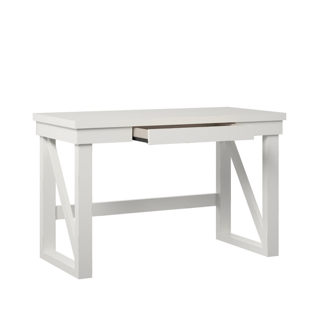 AMERIWOOD INDUSTRIES, INC. 7598013COM Ameriwood Home Crestwood 48inW Computer Desk, White AMERIWOOD INDUSTRIES, INC. 7598013COM Ameriwood Home Crestwood 48inW Computer Desk, White