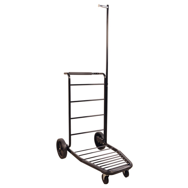 CENTRAL SPECIALTIES CO. CSL 8300-LAB  Lug-A-Bout Compact Luggage Cart, 73inH x 23-1/2inW x 37-1/2inD, Black