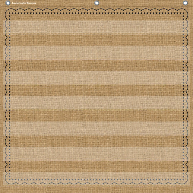 ARTHUR SCHUMAN INC. TCR20837 Teacher Created Resources 7-Pocket Pocket Chart, 28in x 28in, Burlap ARTHUR SCHUMAN INC. TCR20837 Teacher Created Resources 7-Pocket Pocket Chart, 28in x 28in, Burlap