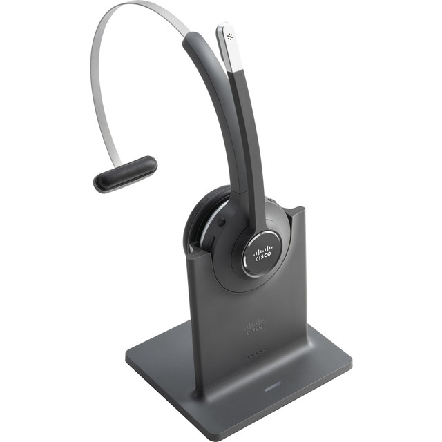 CISCO CP-HS-WL-561-S-US= 561 Headset - Mono - Wireless - DECT 6.0 - 300 ft48 kHz - Over-the-head - Monaural - Supra-aural - Uni-directional, Electret, Condenser Microphone - Black CISCO CP-HS-WL-561-S-US= 561 Headset - Mono - Wireless - DECT 6.0 - 300 ft48 kHz - Over-the-head - Monaural - Supra-aural - Uni-directional, Electret, Condenser Microphone - Black