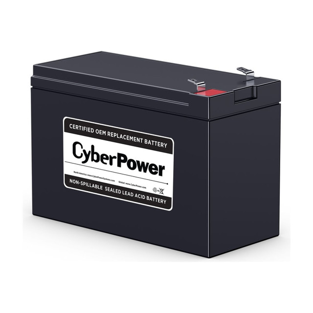 CyberPower's RB1280 OEM certified UPS replacement battery cartridge restores life to UPS systems with internal batteries that have become weak or completely depleted. All replacement cartridges come with leak proof sealed lead acid batteries that are pre-assembled for easy installation into your CyberPower UPS system.