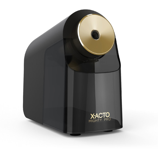 ELMERS PRODUCTS INC 1606X Elmers X-ACTO MightyPro Electric Sharpener, Black/Yellow ELMERS PRODUCTS INC 1606X Elmers X-ACTO MightyPro Electric Sharpener, Black/Yellow