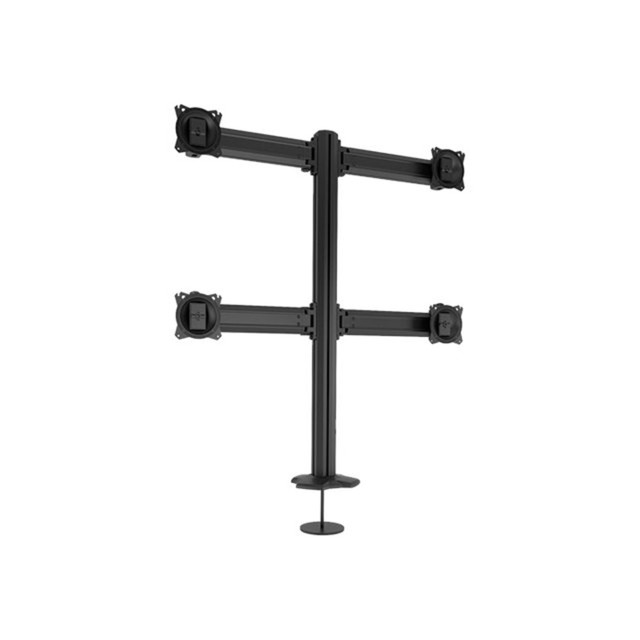 CHIEF MFG INC K3G220B Chief Kontour 4x4 Grommet Mounted Desk Mount - For Displays up to 27in - Black - Mounting kit - for 4 LCD displays - black - screen size: 24in - desktop CHIEF MFG INC K3G220B Chief Kontour 4x4 Grommet Mounted Desk Mount - For Displays up to 27in - Black - Mounting kit - for 4 LCD displays - black - screen size: 24in - desktop