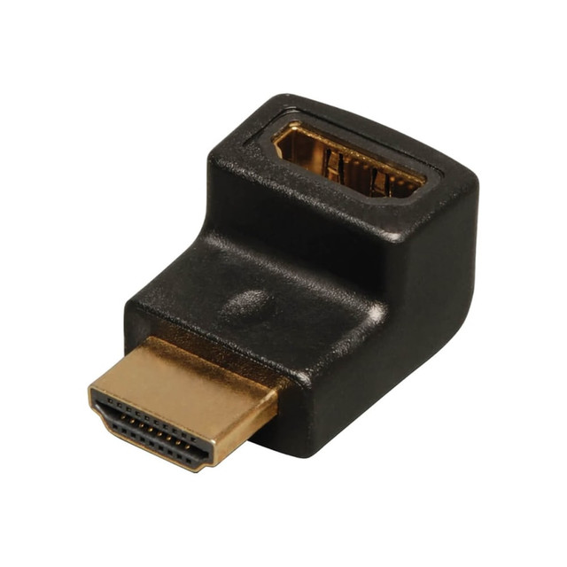 TRIPP LITE P142-000-UP Eaton Tripp Lite Series HDMI Right Anlge Up Adapter / Coupler Compact M/F - HDMI adapter - HDMI male to HDMI female - black - right-angled connector TRIPP LITE P142-000-UP Eaton Tripp Lite Series HDMI Right Anlge Up Adapter / Coupler Compact M/F - HDMI adapter - HDMI male to HDMI female - black - right-angled connector