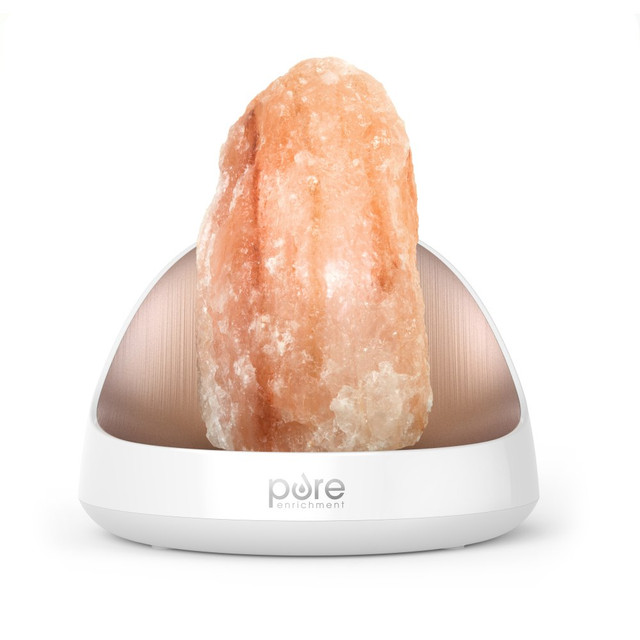 BEAR DOWN CONSULTING PESLTDF Pure Enrichment PureGlow Himalayan Salt Lamp & Ultrasonic Essential Oil Diffuser, 8-1/4in x 8in BEAR DOWN CONSULTING PESLTDF Pure Enrichment PureGlow Himalayan Salt Lamp & Ultrasonic Essential Oil Diffuser, 8-1/4in x 8in