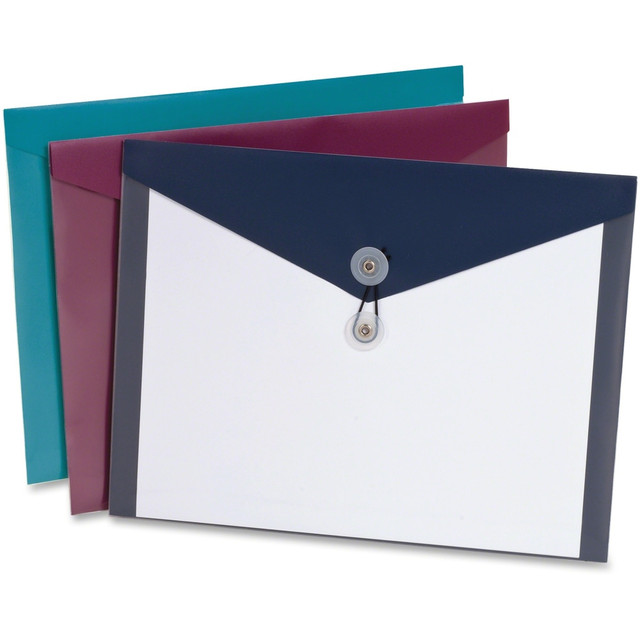 TOPS BRANDS 90016 Pendaflex ViewFront Poly Envelopes, A4 Size, Assorted Colors, Pack Of 4 Envelopes TOPS BRANDS 90016 Pendaflex ViewFront Poly Envelopes, A4 Size, Assorted Colors, Pack Of 4 Envelopes