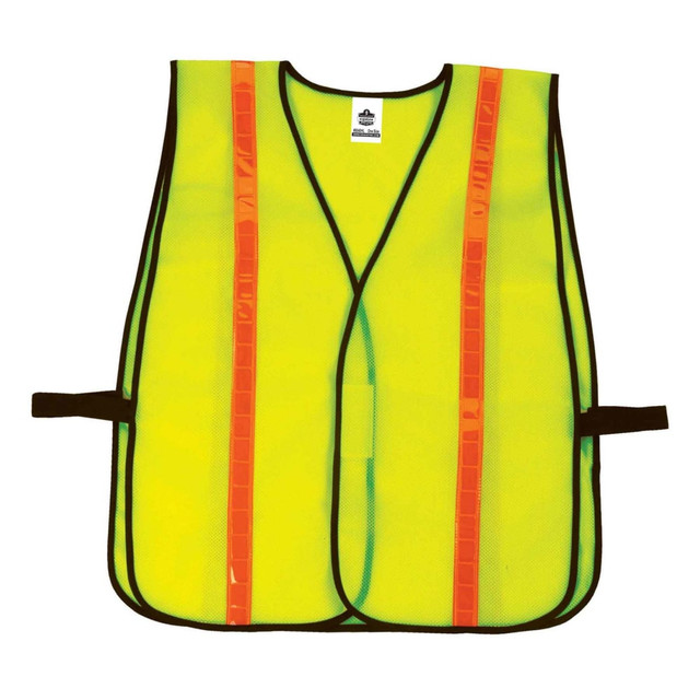 ERGODYNE CORPORATION Ergodyne 20080  GloWear Safety Vest, Hi-Gloss Non-Certified, Lime, 8040HL