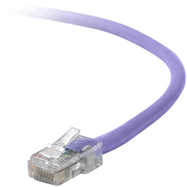 BELKIN, INC. A3L791-15-PUR-S Belkin Cat5e Patch Cable - RJ-45 Male - RJ-45 Male - 15ft - Purple