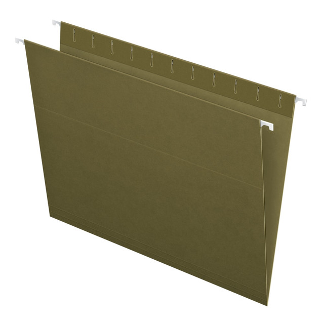 TOPS BRANDS Pendaflex 81600  Hanging Folders, Letter Size, 100% Recycled; Standard Green, Box Of 25 Folders