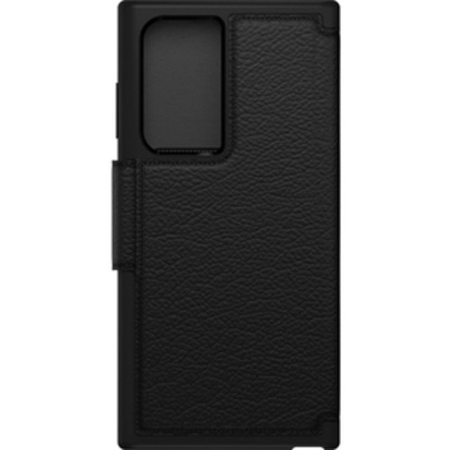 OTTER PRODUCTS LLC 77-86499 OtterBox Strada Carrying Case (Wallet) Samsung Galaxy S22 Ultra Cash, Card, Smartphone - Shadow Black - Drop Resistant - Leather Body - Holder - 6.6in Height x 3.3in Width x 0.8in Depth - 1 Pack