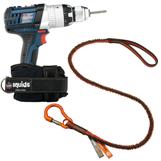 ERGODYNE CORPORATION 19661 Ergodyne Squids 3191 Power Tool Tethering Kit, 10 Lb, Orange/Gray