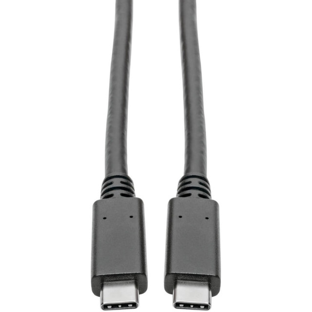 TRIPP LITE U420-C06  USB C Cable 3.1 Gen 1 3A Rating USB-IF Cert USB Type C M/M 6ft - 1 x USB Type C Male Thunderbolt 3 - 1 x USB Type C Male Thunderbolt 3 - Nickel Plated Connector - Gold Plated Contact - Black