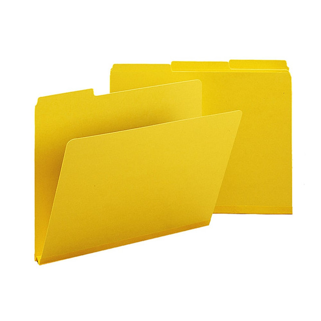 SMEAD MFG CO 21562 Smead 1/3-Cut Color Pressboard Tab Folders, Letter Size, 50% Recycled, Yellow, Box Of 25 SMEAD MFG CO 21562 Smead 1/3-Cut Color Pressboard Tab Folders, Letter Size, 50% Recycled, Yellow, Box Of 25