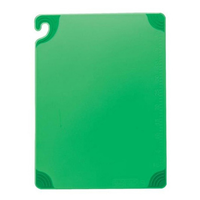 SAN JAMAR, INC. CBG6938GN San Jamar Saf-T-Grip Cutting Board, 3/8inH x 6inW x 9inD, Green