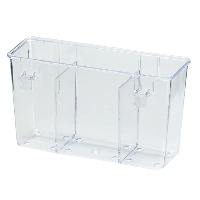 BETTER HOUSEWARE CORPORATION Better Houseware 1481.9  Cutlery Drain Caddy, 4inH x 2-1/4inW x 7-1/2inD, Clear