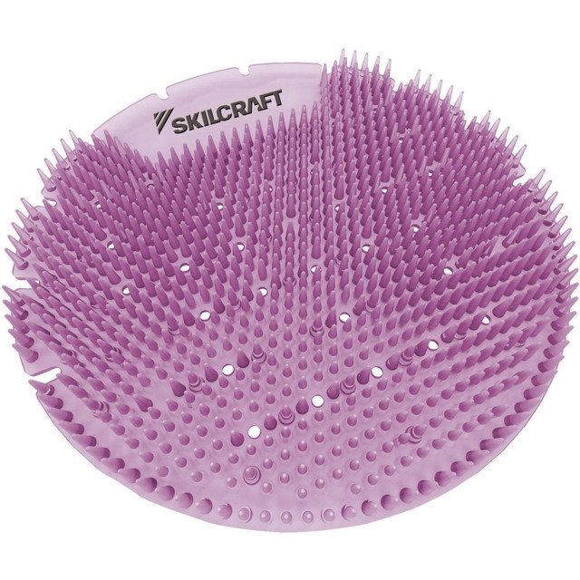 NATIONAL INDUSTRIES FOR THE BLIND NSN6998448 SKILCRAFT Extended Power Deodorizer Urinal Screens, Lavender Scent, Purple, Box Of 6 Screens