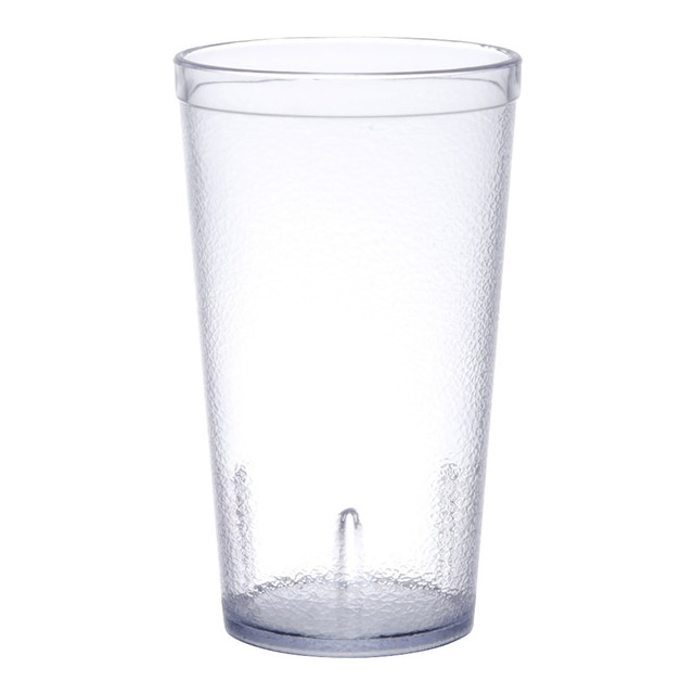 CARLISLE FOODSERVICE PRODUCTS, INC. Carlisle CL521207  Stackable SAN Plastic Tumblers, 12 Oz, Clear, Pack Of 72